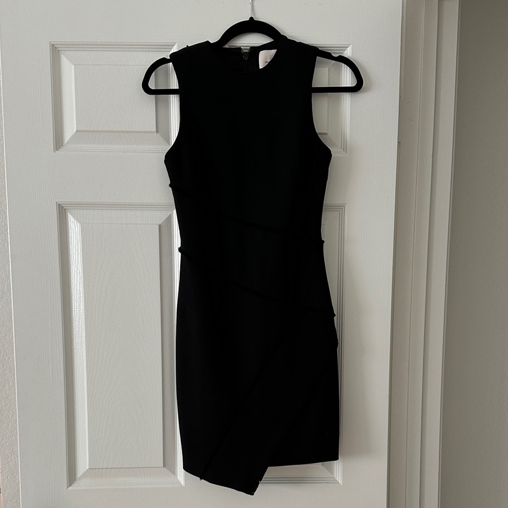 Cinq à Sept Elegant Black Mini Dress